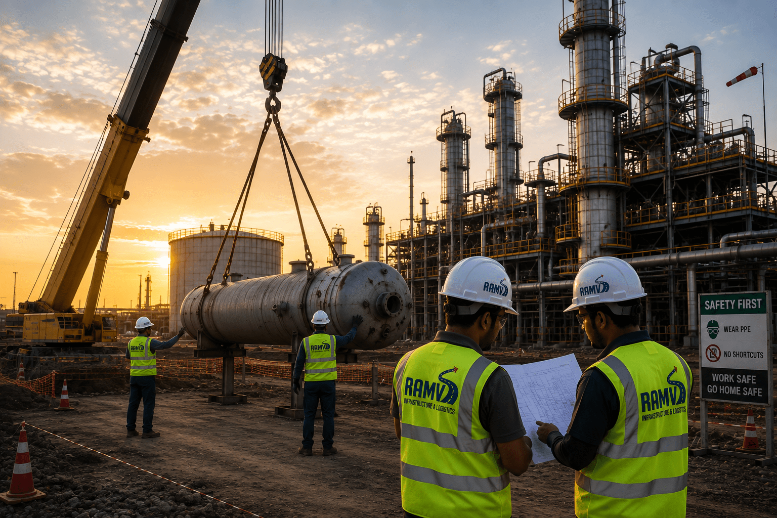 RAMV industrial facility teardown, asset recovery, and machinery dismantling execution